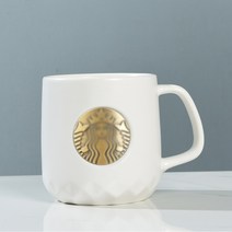 별바풍 세라믹 물컵 복고 동메달 머그컵 커피잔 선물 광고컵 각인 가능, 별바 화이트 싱글컵(패턴 남겨주세요), 301-400ml