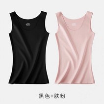무지 PERNNLA 여성 헴라인 따뜻한조끼 가을겨울 기모 후라이스 발열 끈나시 슬립 면 속옷 이너웨어 2588312113