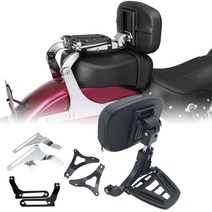 멀티등받이는 For 할리 데이비슨 투어링 브레이크아웃 팻보이 Multi-Purpose Backrest For Dyna Softail Sportster Touring, 23 스트리트 750 Street 750 14-21, 1개