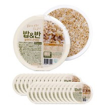 밥이맛있다 찰 현미 곤약밥 (20개) + 귀리 곤약밥 (5개), 단품