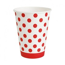 8oz 라인도드컵(레드), 1개, 1개