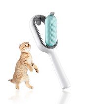 Mollypaws 실내 고양이용 3 in 1 고양이 브러쉬 털갈이 기능이 있는 새끼 고양이 그루밍 마사지기 가구용 고양이 털 제거제 애완동물 털 청소 및 털 제거를 위한 자체, New Pet Brush with Grooming/Cl
