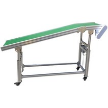 컨베이어 벨트 콘베어 주문제작 상하차 물류운반레일, 슬로프 소형 플랫폼 길이 1.5m 500