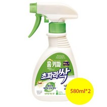 홈키파 초파리싹 내츄럴 알파 살충제, 6개, 580ml