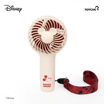 로이체 디즈니 휴대용 미니 핸디 선풍기 미키, 아이보리, DSNY-RHF-B-MK