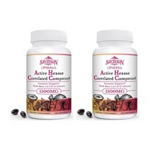 SZCZEKIN 리포조말 AHCC 1500mg 120정 2팩, 2개
