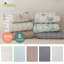 [비비엔다] 논슬립 밤부시어서커 사그락 아기 여름패드 모음, 베이지가든 6004014