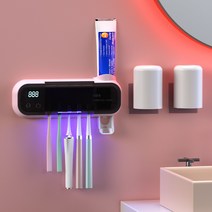 Natural light 가정용 전자동 공기정화 UVC 칫솔살균기, 흰색 UVC 자외선