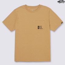 [반스VANS] 올리브 오버스티뮬레이티드 콜라주 GFX VN000GQ65QJ 반팔 티셔츠 오버사이즈핏 데일리 남여공용