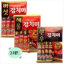 [해피유니몰] (3가지맛 세트) 대상청정원 12P# 담백한 국물맛 그대로/깔끔한 국물맛이 필요할때 감칠맛 버섯 해물 한우 조미료, 3세트, 버섯+해물+한우감치미