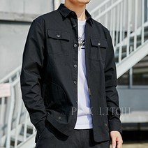[PINK LITCHI]남성 루즈핏 카고 자켓 빅사이즈A19091138
