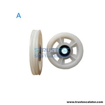 STRUSTESC 나일론 로프 롤러 더블 그루브 엘리베이터 OLR20500 600/700 140x20x6204, 03 C