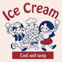 Ice Cream 전사지 용지 필름 의류 티셔츠 에코백 열접착식 패치 리폼, 1개