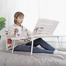 서랍식 테이블 독서대 간이책상 베드 트레이 노트북 거치대 수납식 어린이, 단품