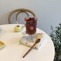 아이리시 커피 칵테일 손잡이 유리컵 230ml