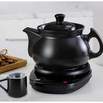 전자동 달임기 약탕기 중탕기 약초 약재 한약 홍삼, 2.5L포트A+블랙베이스A