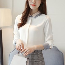 SAMARA 여성 봄 가을 긴팔 블라우스PV