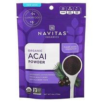 나비타스오가닉스 오가닉 Acai 아사이베리 파우더 4 113g, 4 oz