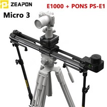전기제모기 ZEAPON PONS PS-E1 PD-E1 전동 슬라이더 DSLR 카메라 비디오 이중 거리 Micro2 Micro3 M1000 E500 M500 M700, E1000 and PS-E1