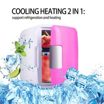 Portable Mini Fridge Home Car Small Refrigerator Freezer Travel Cooler Beauty Skin Cosmetic Makeup, 03 Home Use -Pink_03 UK