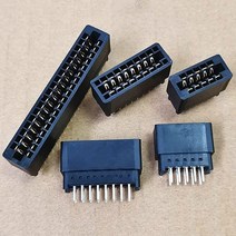 에지 카드 커넥터 PCB 골드 슬롯 소켓 5 개 8 10 12 14 16 18 20 22 24 26 28 30 36 40 핀, 2x10 20핀