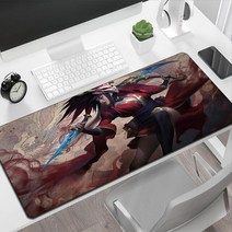 리그 오브 레전드 Akali Kawaii 마우스 패드 게이머 키보드 매트 게임 Xxl 애니메이션 Pc 노트북 캐비닛 고무, [08] 200x250x2mm, [07] XC001775