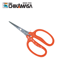 치카마사 적과가위 핀셋 가위 포도가위 B-500SF 포도가위 스텐레스 날 고급불소 가공