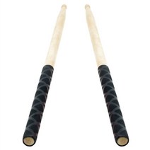 드럼스틱 드럼채 2pcs 드럼 스틱 그립 미끄럼 방지 땀 흡수 그립 랩 테이프 7a 5a 5b 7b 드러머 밴드 용 드럼 스틱 낚싯대에도 사용, 타입 c 블랙