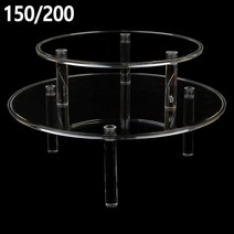 전시회 매대 액세서리 소품 원형 진열대 2개 수납용품