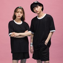 조르지오 남여공용 커플룩 오버핏 링거티(4color)