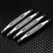 페라리 488 피규어 페라리 엠블럼4pcs 페라리 자동차 범퍼 스티커 자동 도어 가장자리 보호 캘리포니아 GTC, 02 Black