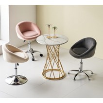 홈카페 감성 골드 다리 마블 라운드 미니 티테이블 식탁 둥근 원형, 02.DT025(화이트)