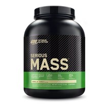 옵티엄뉴트리션 시리어스매스 웨이트 게이너 프로틴 단백질 헬스보충제 파우더 바닐라 2.72kg