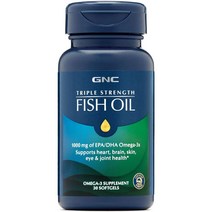 GNC 오메가3 피쉬오일 1000mg 30 60 120, 15일분