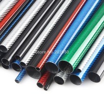 카본파이프 컬러 탄소 섬유 튜브 3k 광택 표면 외경 6mm 8mm 10mm 12mm 16mm 18mm 20mm 길이 500mm 녹색 파란색 빨간색 은색 주황색, 2pcs 30x27mm 녹색, 2pcs 30x27mm 녹색