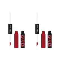 Rimmel 림멜 프로보칼립스 16HR 키스 프루프 립 컬러 플레이 위드 파이어 2팩 립스틱