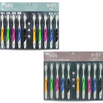 Tsm 웰스 5+5 칫솔, 웰스 초극세사모칫솔(10개입)