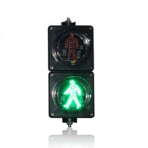렌즈 100mm DC12V 또는 DC 24 V 보행자 Led 교통 신호등, AC85-265V