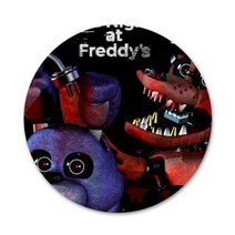 재미있는 Sfm Fnaf 애니메트로닉스 아이콘 핀 배지 장식 브로치 배낭 장식용 금속 58mm, images 3
