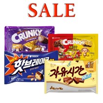 오리온 해태 롯데 대용량 초코바 미니 4종 1+1(총2개) 골라담기, 돼지에바나나261g 1개, 돼지에바나나261g 1개