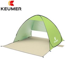 그늘막텐트 비치 원터치텐트 여름 감성 캠핑 방수 야외 에어, CHINA, green tent