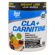 Bpi Sports Cla + 카르니틴 프룻 펀치 300G Aa11707 Global Brand 해외 현지 배송, 1개