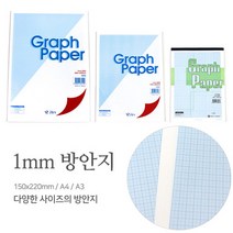 근영사 1mm 방안지 B5 A4 A3 모눈종이, B5  150x220mm