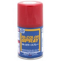 군제 락카 스프레이 GSI-S108 캐릭터 레드 반광 100ml