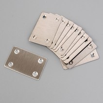 의자수리 10P 이음쇠 사각 평철 다목적평철 사각평철 꺽쇠 코너평철 연결철물 DIY꺽쇠