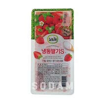 [뉴뜨레] 중국산 냉동딸기S 1kg 가당딸기 딸기청 드라이아이스포장, 6팩
