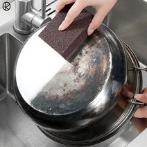 올인템 눌러붙은 찌든때 제거 매직 스펀지 만능 스텐 수세미 고급형 개별포장, 6개, 1개