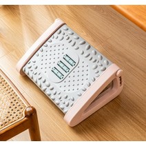 스툴 수틀 스텝 좌식의자 발받침대 화장대의자 풋 책상 아래 받침대 마사지 발판 높이 5 위치 조정, 04 분홍색