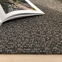 털날림없는 사각러그 100x100 레트로카펫 인테리어