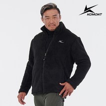 [코몽트] 유니 쉘파 하이넥 자켓(블랙)